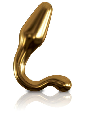 Icicles Gold Edition G12 Glass Butt Plug by Pipedream - Glass Sex Toys