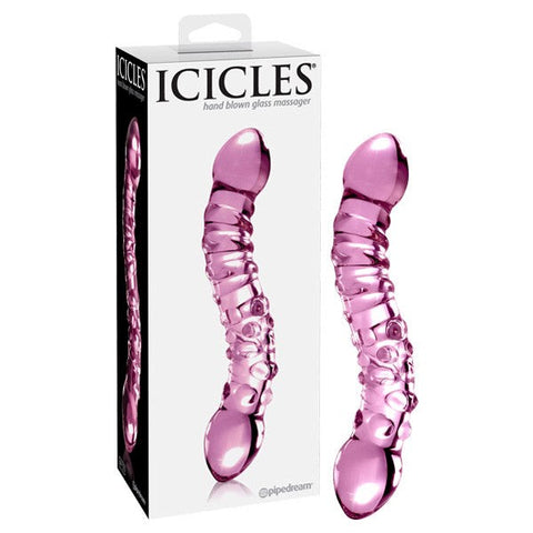 Icicles No 55 Glass Pleasure Dildo by Pipedream - Glass Sex Toys