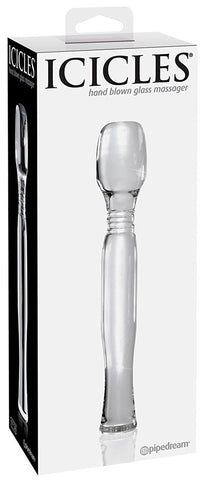 Icicles No 58 Glass Body Wand by Pipedream Products - Glass Sex Toys