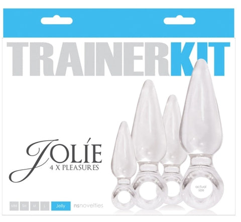 Jolie Trainer Kit - Clear Butt Plug Set by NS Novelties - Sex Kits