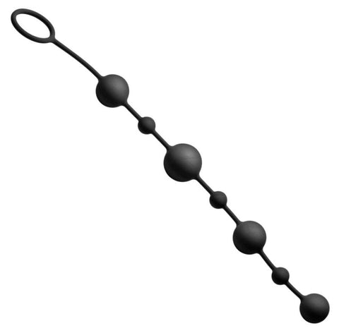 Linger Graduated Silicone Anal Beads by XR Brands - Anal Beads and Balls