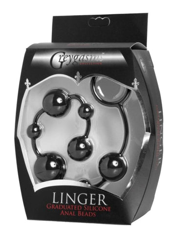 Linger Graduated Silicone Anal Beads by XR Brands - Anal Beads and Balls