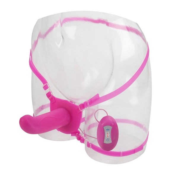 Love Rider Dual Vibrating Strap-on Pink - - Strap On Sextoys