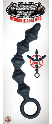 Mack Tuff Bendable Anal Rod Anal Beads by Nasstoys - Anal Beads and Balls