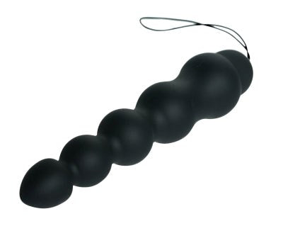 Masters Series Eclipse 10X Silicone Probe Black - - Anal Beads and Balls