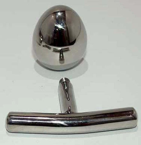Metal Ram Handler Stainless Steel by Hell's Couture - Steel Sex Toys
