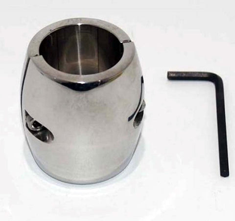 Oval Ball Steel Stretcher Weights by Hell's Couture - Steel Sex Toys