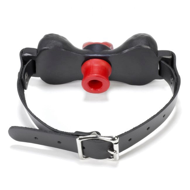 Oxballs Milkbone Mouth Gag with Straps - - Strap On Sextoys