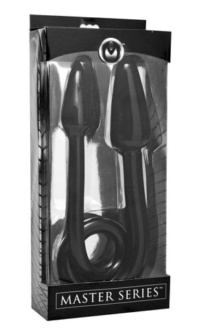 Ravens Tail 2X Dual Ended Anal Plug by XR Brands - Double Ender