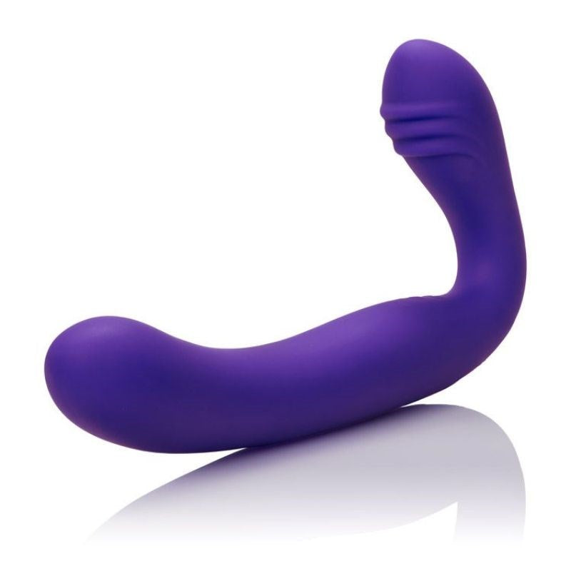 Rechargable Silicone Love Rider Strapless Strap-On Purple - - Strap On Sextoys