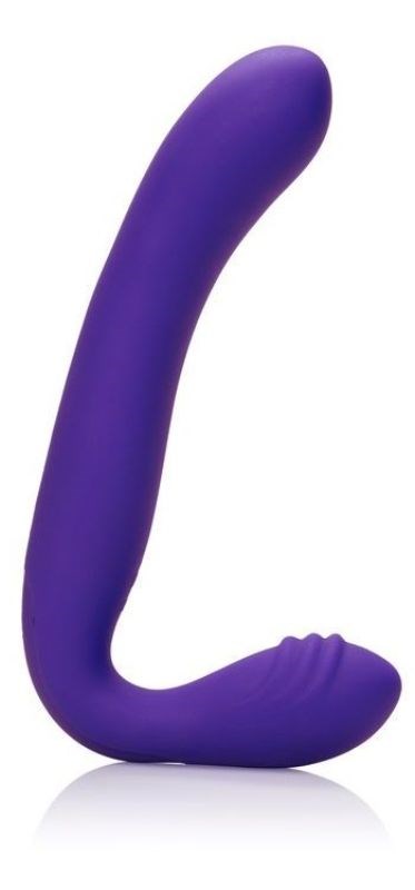 Rechargable Silicone Love Rider Strapless Strap-On Purple - - Strap On Sextoys