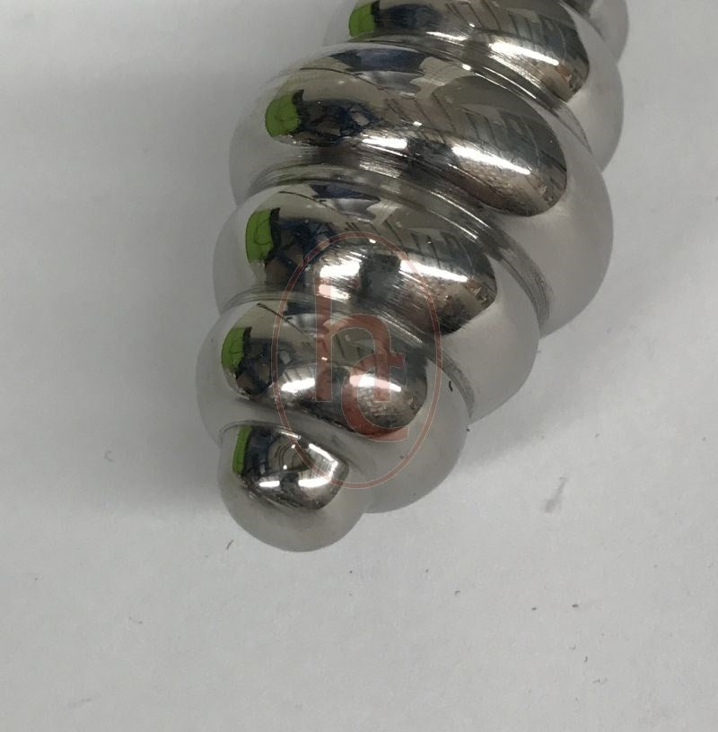 Ribbed Jewelled Medium Butt Plug Emerald - - Steel Sex Toys