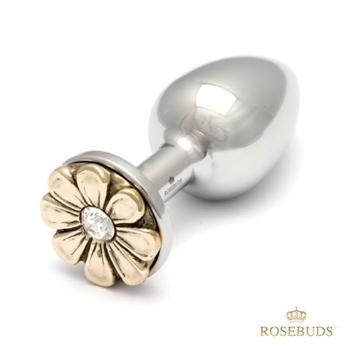 Rosebuds Luxe Daisy Clear - - Steel Sex Toys