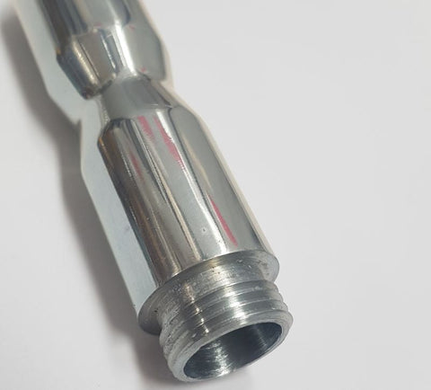 Shower Head Metal Anal Douche by Hell's Couture - Steel Sex Toys