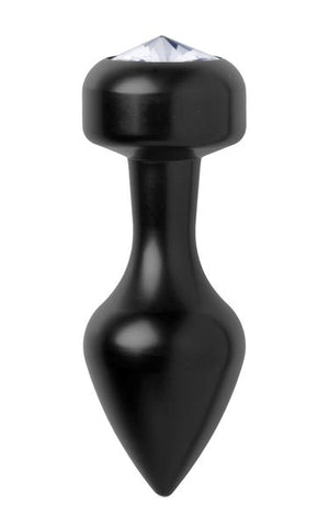 Spade Petite Jewel Aluminum Anal Plug by XR Brands - Steel Sex Toys
