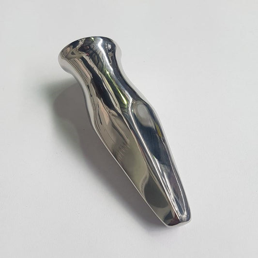 Steel Uberkinky Squared Butt Plug - - Steel Sex Toys