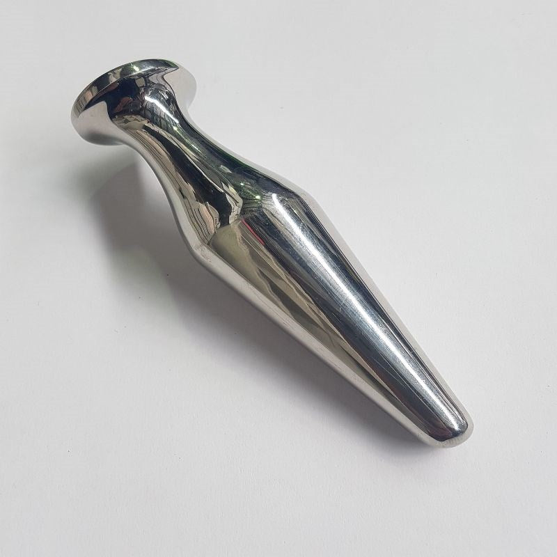 Steel Uberkinky Squared Butt Plug - - Steel Sex Toys