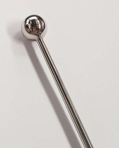 The Cymbal Mallet Urethral Wand by Hell's Couture - Steel Sex Toys