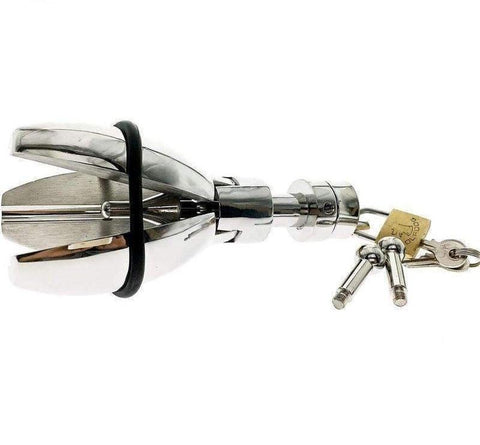 Ultimate Steel Ass Lock by Hell's Couture - Steel Sex Toys