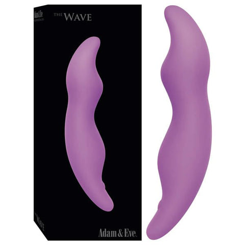 The Wave Double Ended Waterproof Dildo by Adam & Eve - Double Ender