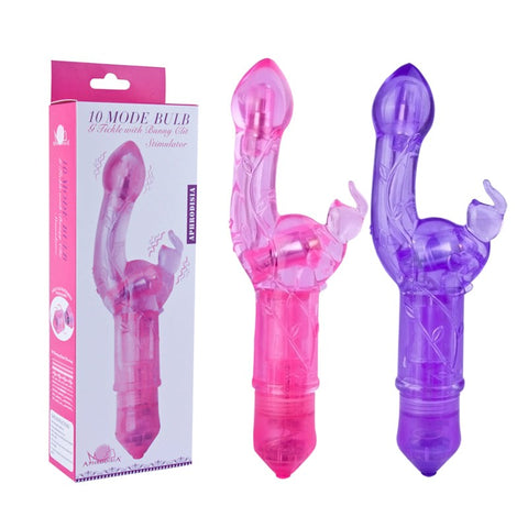 Bulb G-Tickle With Clitoral Stim by Aphrodisia - G-Spot Vibrators
