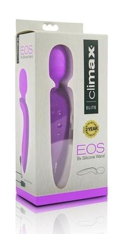 Climax Elite EOS Rechargeable 9x Silicone Wand - - Luxury Sex Toys