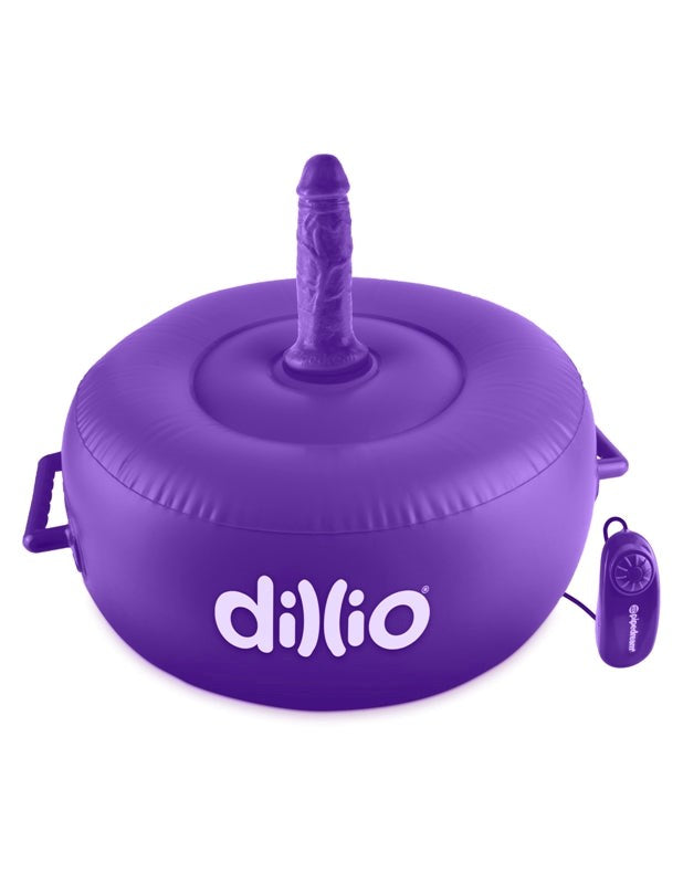 Dillio Vibrating Inflatable Hot Seat - - Inflatable Dildos and Vibrators