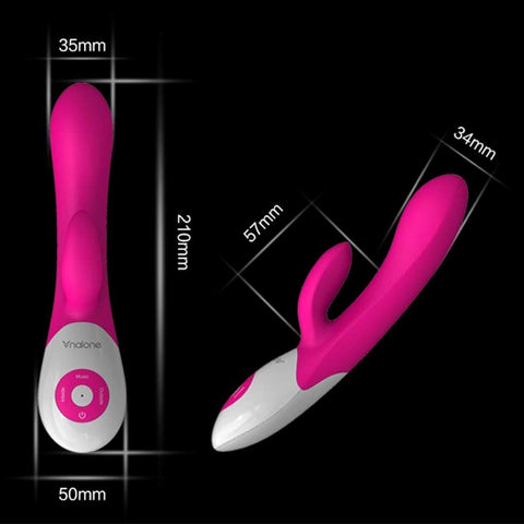 Rhythm Silicone Rabbit Vibrator by Nalone - Rabbit Vibrators