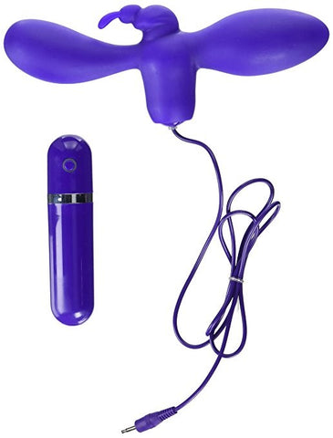 Sinful Dual Exciter Rabbit Vibrator by Nasstoys - Rabbit Vibrators