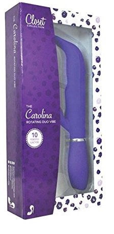 The Carolina Rotating Duo Massager - - Rabbit Vibrators