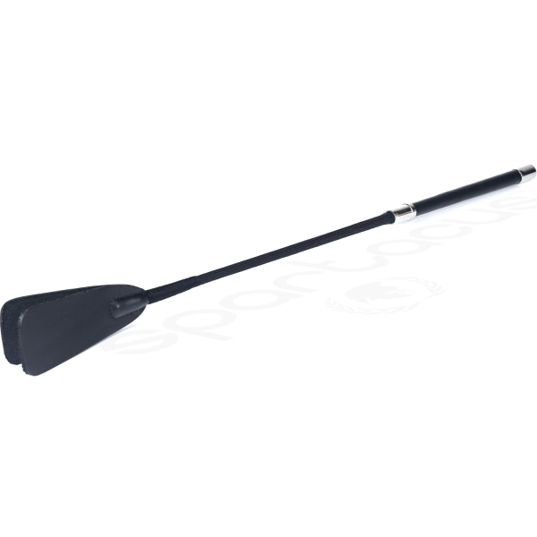 Spartacus Enterprises - 21in Leather Riding Crop for Pleasurable Pain - Whips And Crops