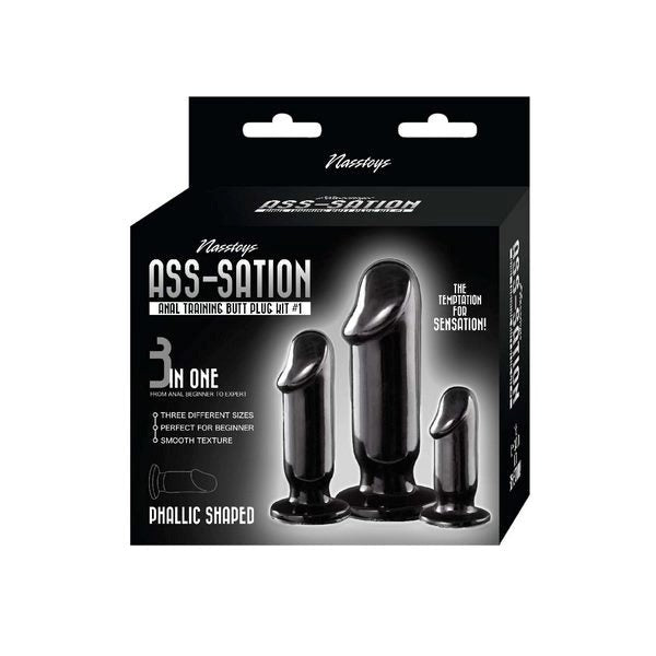ASS-SATION Anal Training Plug Set by Nasstoys - Butt Plugs