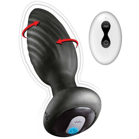 ASS-SATION Remote Controlled Vibrating and Rotating Anal - Butt Plugs