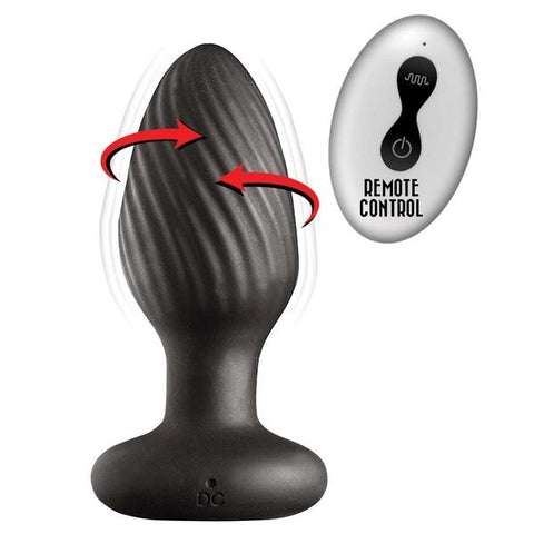 ASS-SATION Remote Controlled Vibrating and Rotating Anal - Butt Plugs