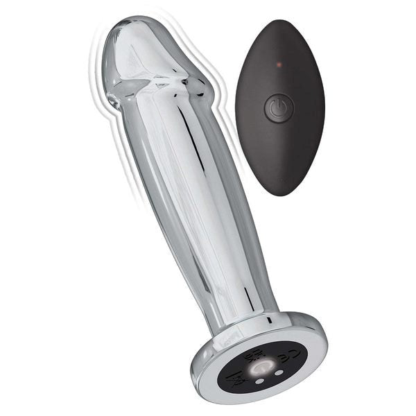 Nasstoys Ecstasy Remote Control Vibrating Metal Anal Plug - Anal Vibrators