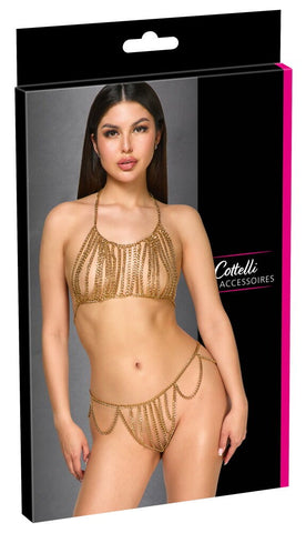 Cottelli Sexy Womens Top Set Chain Her Fetish by Orion - Her Fetish