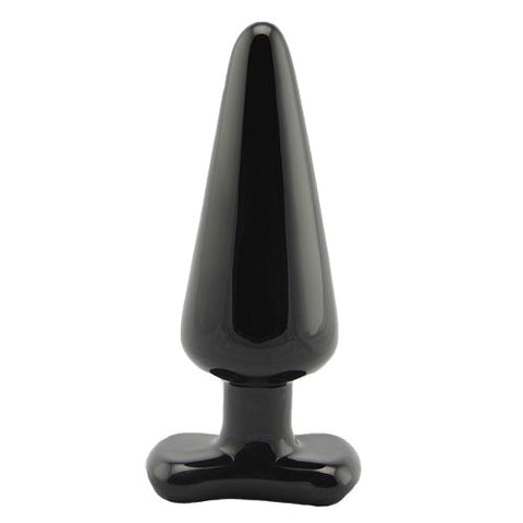 Large Borosilicate Glass Spade Anal Plug - Butt Plugs