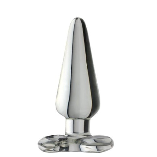 Borosilicate Glass Spade Anal Plug - Butt Plugs