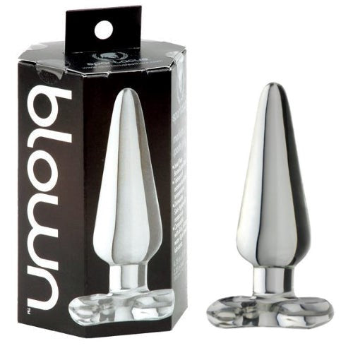 Spartacus Borosilicate Glass Spade Anal Plugs - Premium Pleasure - Butt Plugs