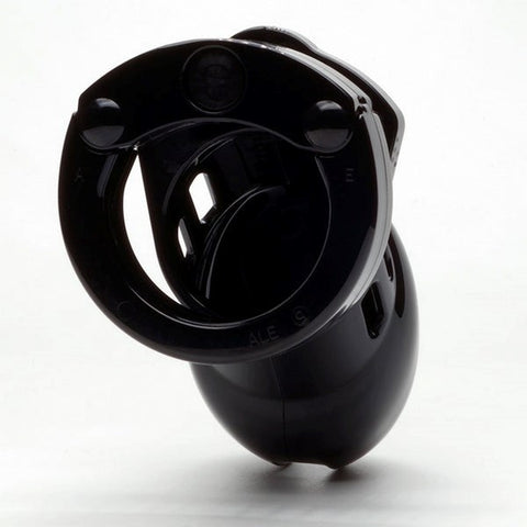 CB 6000 Small Black Polycarbonate Male Chastity Cock Cage - Male Chastity