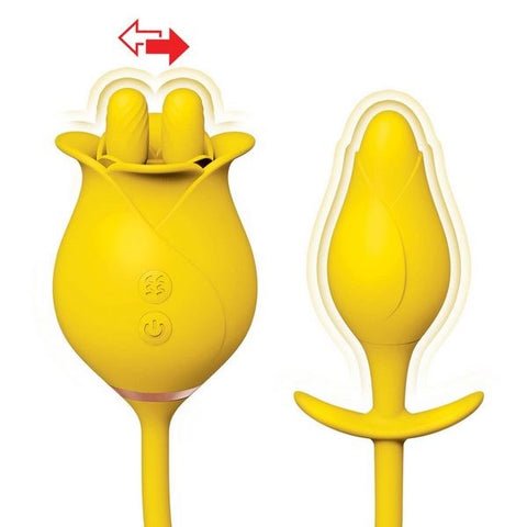 Clit Tastic Tulip Finger Back And Forth Massager With Plug - Finger and Tongue Vibrators