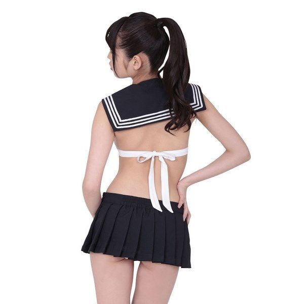 Starfire Daydream's Daring Schoolgirl Crop Top and Micro Mini Skirt - Skirts And Club Wear