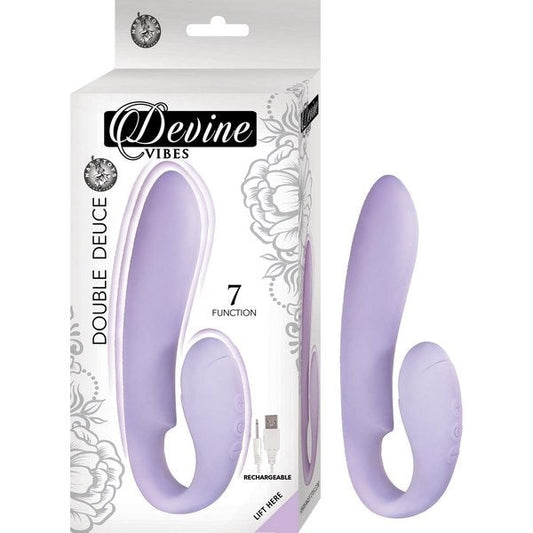 Devine Vibes Double Deuce Internal And External Stimulator - G-Spot Vibrators