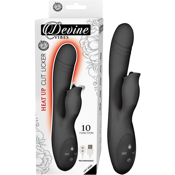 Dual-Motor Bliss - DEVINE VIBES Heated Clit Stimulator - Rabbit Vibrators