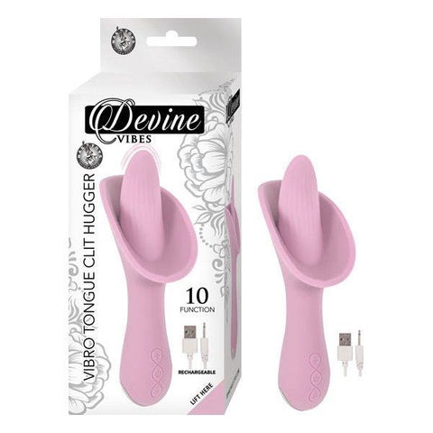 DEVINE VIBES Rechargeable Clit Pleasure Massager - Clit Ticklers and Pulsators