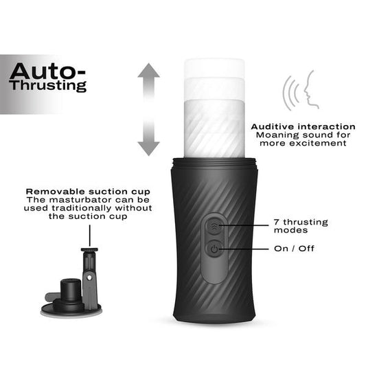 DORCEL Mountable Thrust-Blow Masturbator - Hands-Free Pleasure