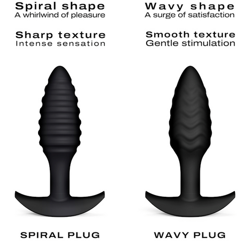 Dorcel Spiral Design And Deep Textured Anal Plug - Butt Plugs