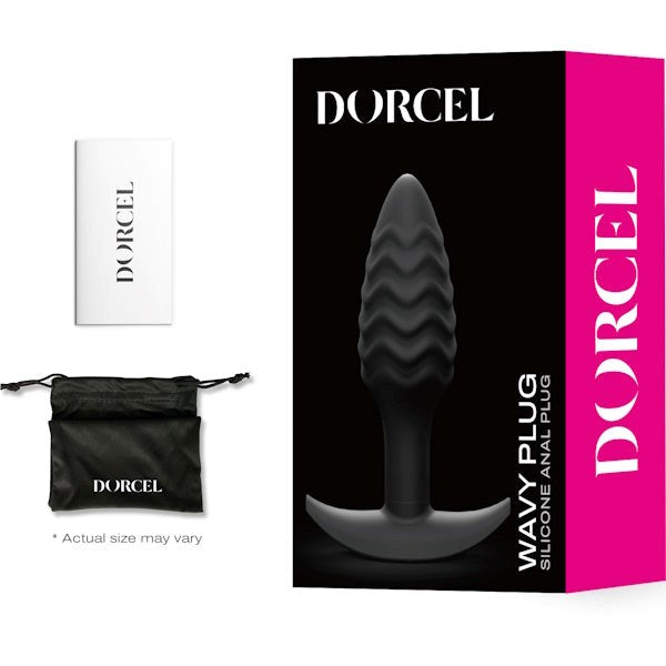 Dorcel Textured Trigger Pleasure Waves Anal Plug - Butt Plugs