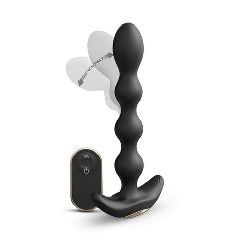 Flexible Vibrating Anal Pleasure Beads by Marc Dorcel Toys - Anal Beads and Balls