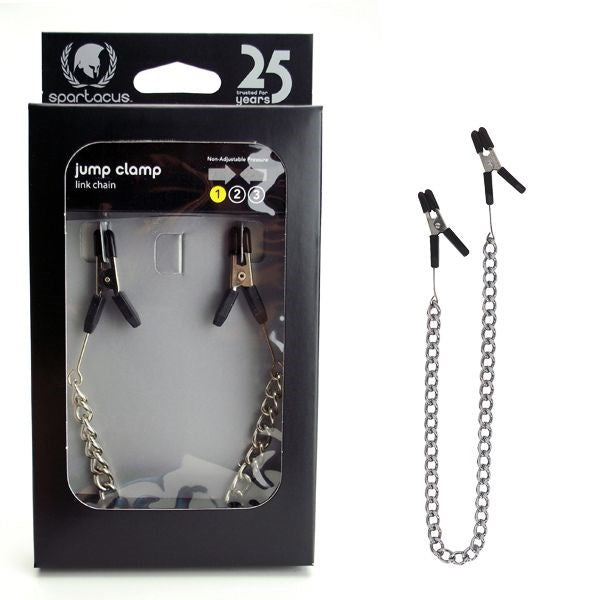 Spartacus Endurance-Jump Nipple Clamps - Powerful Stimulation, Comfort-Focused Design - Nipple and Clit Clamps